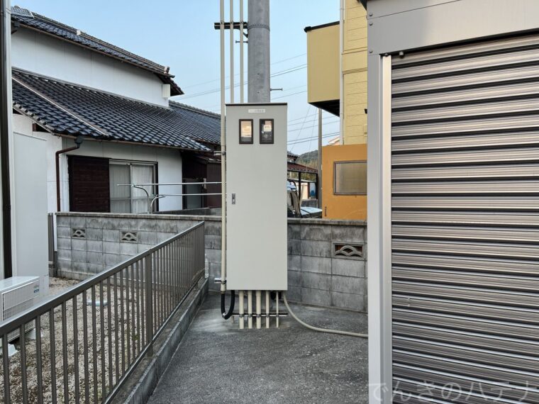 施工例（大容量太陽光発電＋V2Hの住宅）